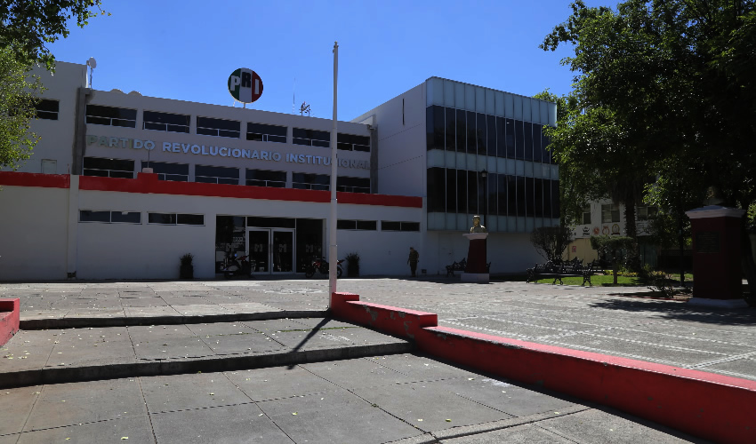 Oficinas del PRI estatal (Foto: Eddylberto Luévano Santillán)