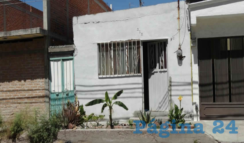 En esta casa fue encontrado muerto Julo Adrián Casares Pérez