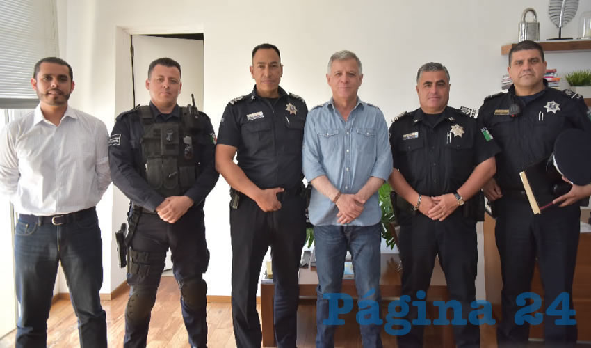 El titular de la SSPMA, Antonio Martínez Romo, y el presidente del PFNSM, José Ángel González Serna, sostuvieron una reunión