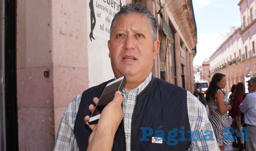 Antonio Martínez Zaragoza, delegado estatal de la Confederación Nacional Campesina (CNC): “Que no se conformen con despensas, con programas asistencialistas, más bien que vayamos en la búsqueda de programas, que generen actividad económica”. (Foto: Merari Martínez Castro)