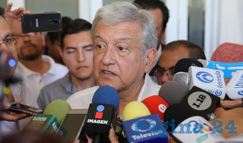 Andrés Manuel López Obrador, abanderado de la coalición Juntos Haremos Historia a la Presidencia de México