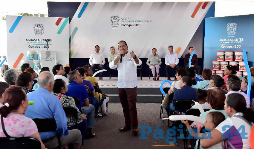 Este gobierno quiere una mejor calidad de vida para todas las familias, y sabemos que la necesidad del uso del agua en el hogar es indispensable: MOS