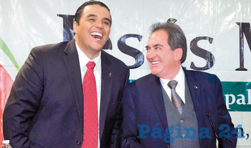 Mart&iacute;n Gerardo Ch&aacute;vez del Bosque, expresidente municipal de Jes&uacute;s Mar&iacute;a; y Carlos Lozano de la Torre, exgobernador de Aguascalientes, &ldquo;tapaos los unos a los otros&rdquo;