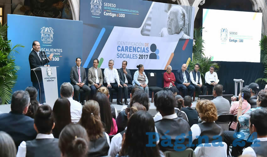 El gobernador Mart&iacute;n Orozco Sandoval dio a conocer los resultados de la encuesta Identificaci&oacute;n de Carencias Sociales 2017, y la Estrategia Transversal de Atenci&oacute;n Social