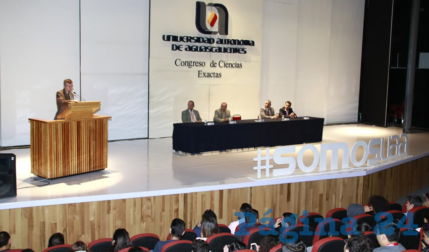 trav&eacute;s de 124 horas de capacitaci&oacute;n, 73 conferencias y 40 talleres, la UAA realiza el XII Congreso de Ciencias Exactas 2018