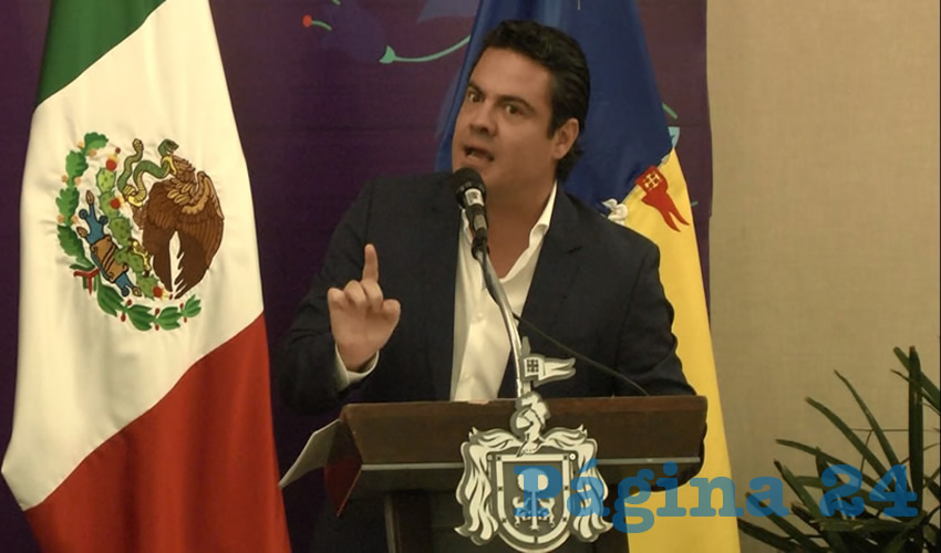 El gobernador Jorge Aristóteles Sandoval Díaz reiteró que el Estado intervendrá todas las policías que pudieran estar infiltradas, tal como ocurrió en San Pedro Tlaquepaque y lanzó una “convocatoria para los alcaldes de la metrópoli: Trabajemos unidos, trabajemos coordinados”/Foto: Francisco Andalón López