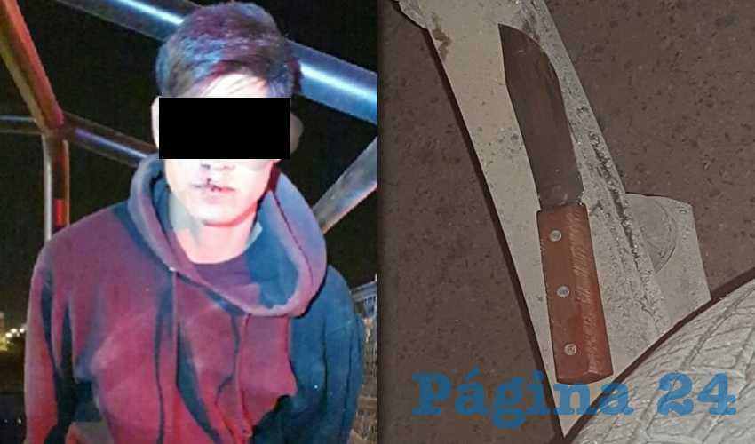 Eduardo “N” “N” | El cuchillo que utilizó para matar al taxista