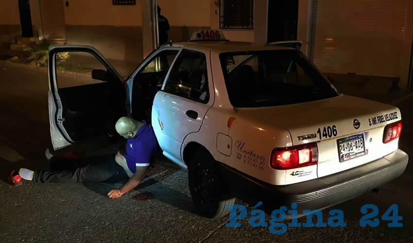 Asi quedó el cuerpo de David Alejandro Carrillo Ramos, joven taxista asesinado a puñaladas