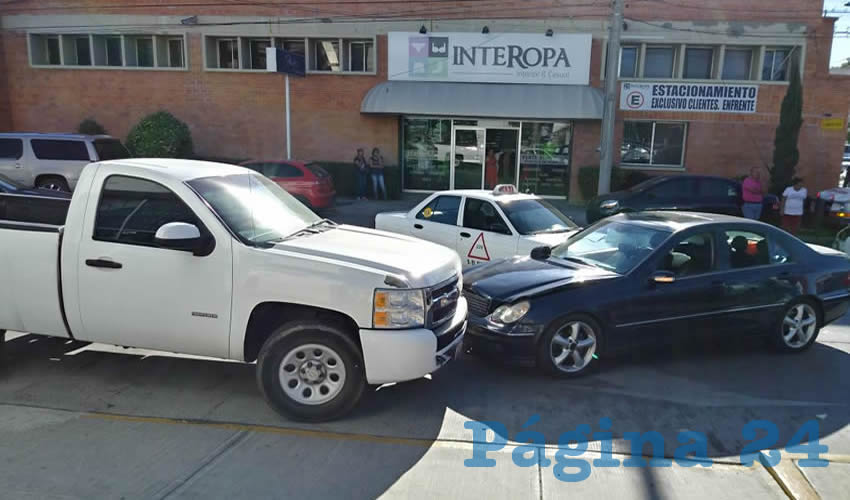 El accidente ocurrió en el cruce de la calle Libertad y avenida Canal Interceptor