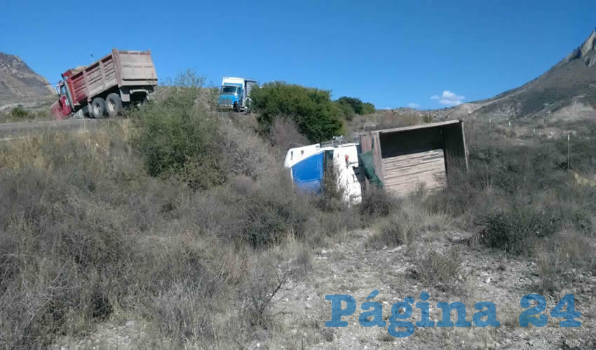 Un trailero resultó herido y el otro huyó rápidamente