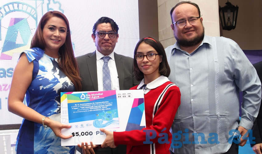 Tere Jiménez, hizo un llamado a niños, niñas, jóvenes y a cada uno de los habitantes de Aguascalientes para preservar el líquido que nos mantiene con vida