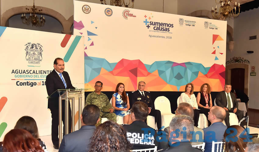 El gobernador Mart&iacute;n Orozco Sandoval refrend&oacute; el papel prioritario de la seguridad p&uacute;blica en la agenda gubernamental