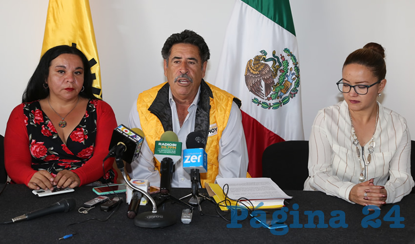 Daniel Vital Cruz, presidente del CEE del PRD (Foto: Eddylberto Lu&eacute;vano Santill&aacute;n)