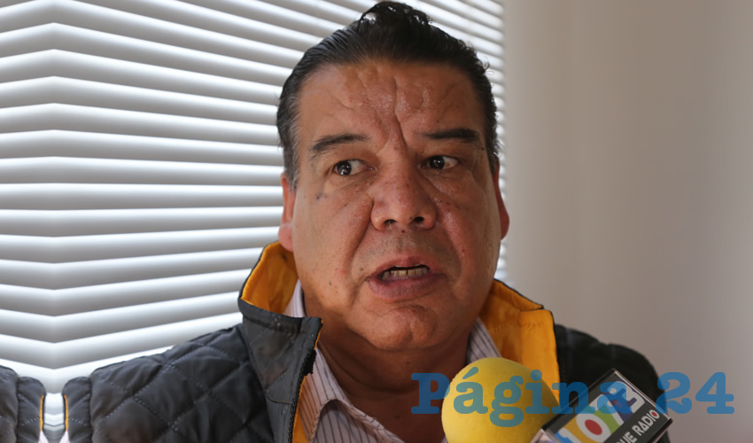 Francisco Javier Flores Flores, secretario de los Movimientos Sociales del PRD (Foto: Eddylberto Luévano Santillán)