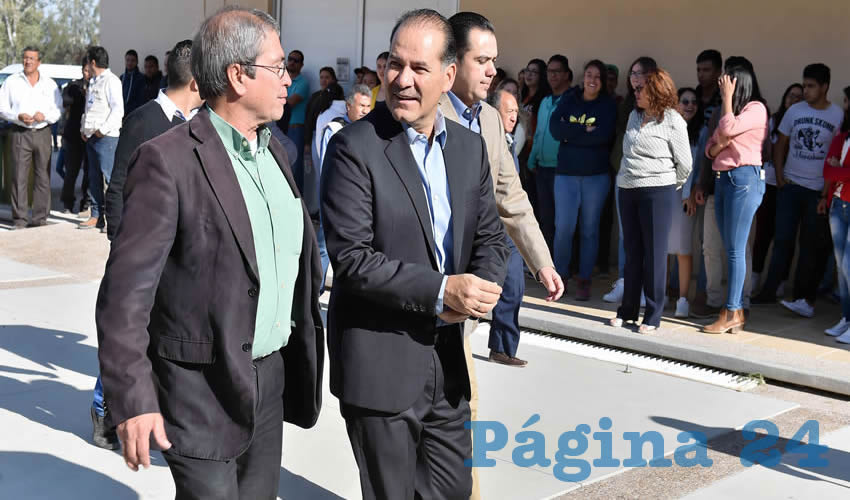 El gobernador Martín Orozco anunció cinco millones adicionales para el equipamiento que requiera el plantel