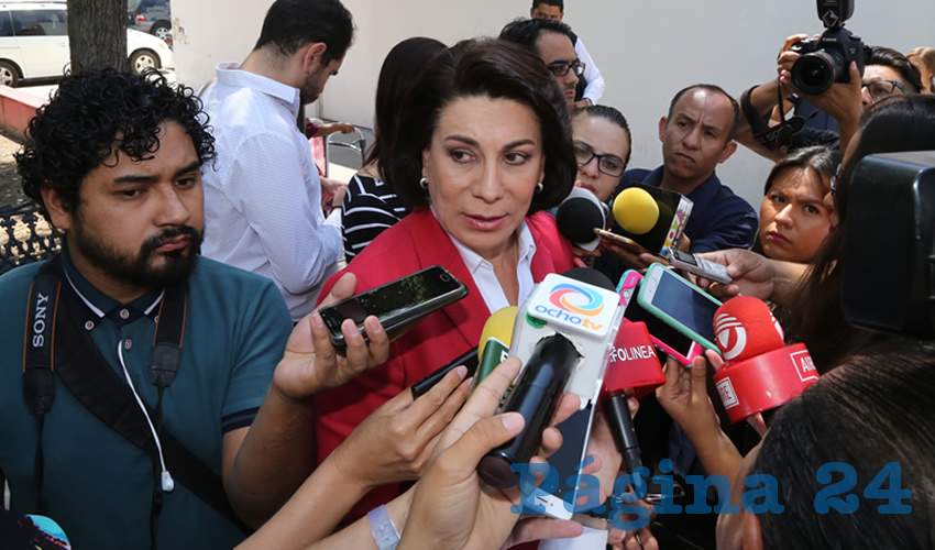 Lorena Martínez Rodríguez, candidata del PRI al Senado de la República (Foto: Eddylberto Luévano Santillán)