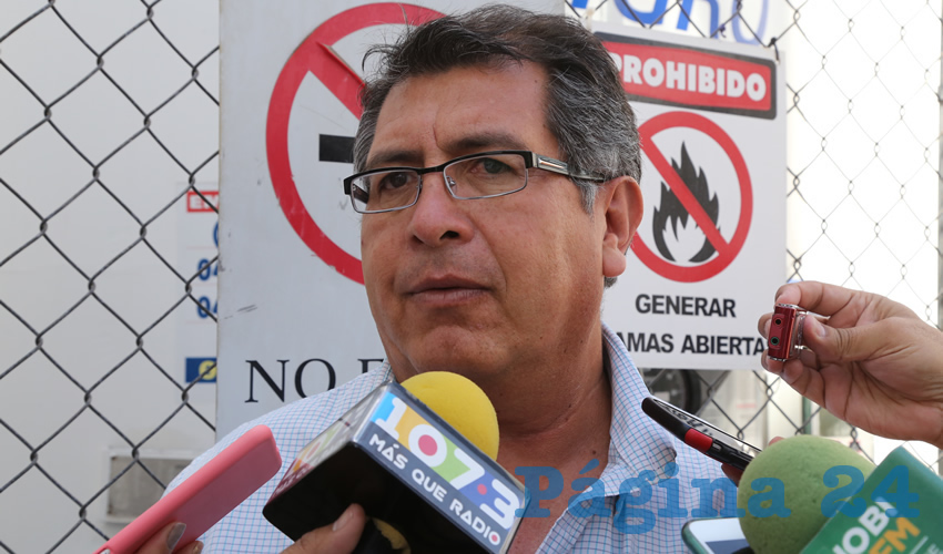 Octavio Jiménez Macías, director de Regulación Sanitaria del ISSEA (Foto: Eddylberto Luévano Santillán)