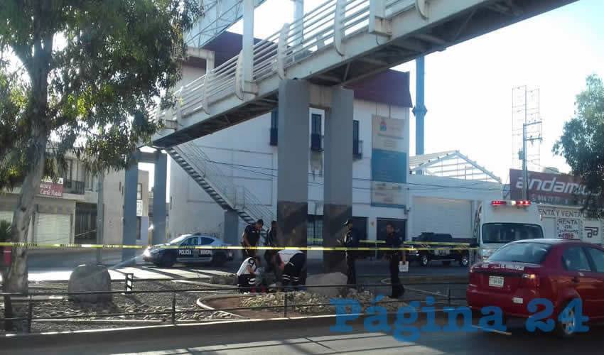 En este puente intentó morir ahorcado el joven