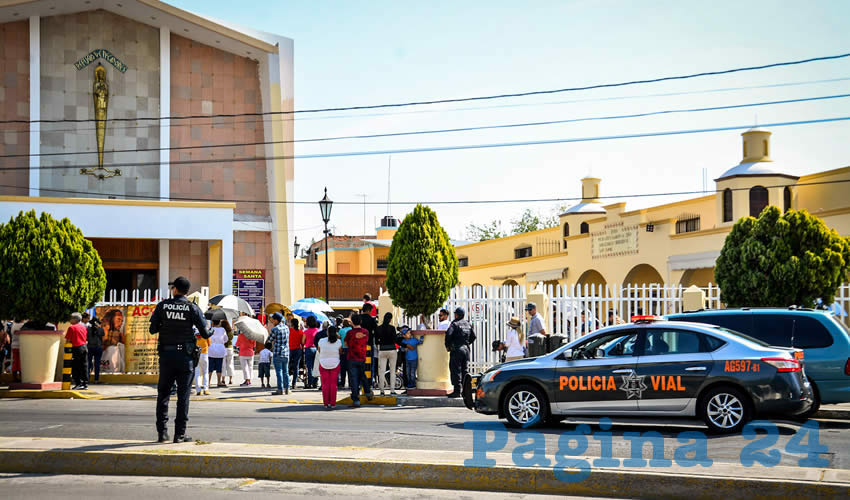 M&aacute;s de 70 viacrucis y procesiones a las que asistieron m&aacute;s de 20 mil personas en total fueron resguardas