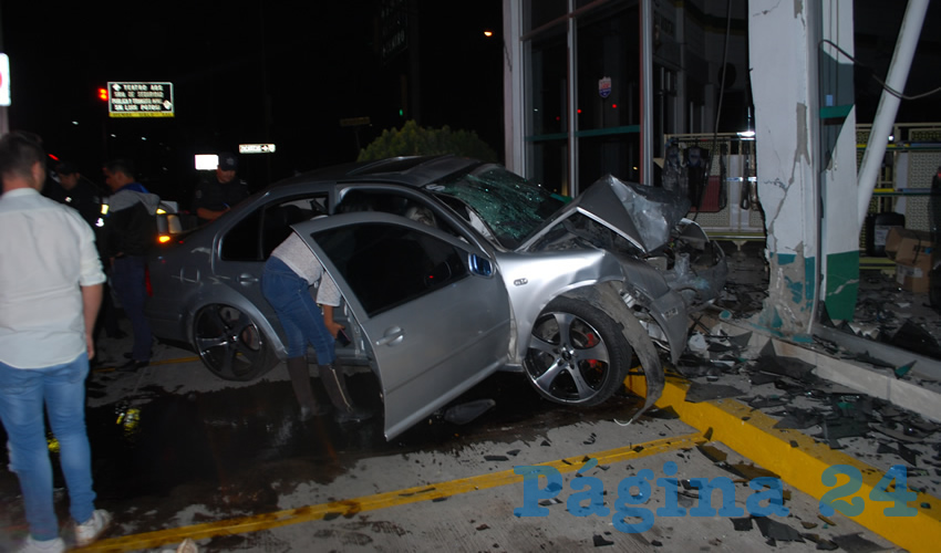 Severos da&ntilde;os sufri&oacute; el veh&iacute;culo que conduc&iacute;a el beodo Pablo &Aacute;vila V&aacute;zquez