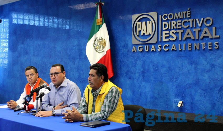 Rueda de prensa de Por Aguascalientes al Frente