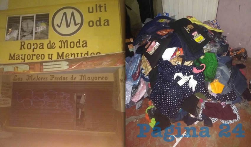 La tienda saqueada | Otra parte del bot&iacute;n