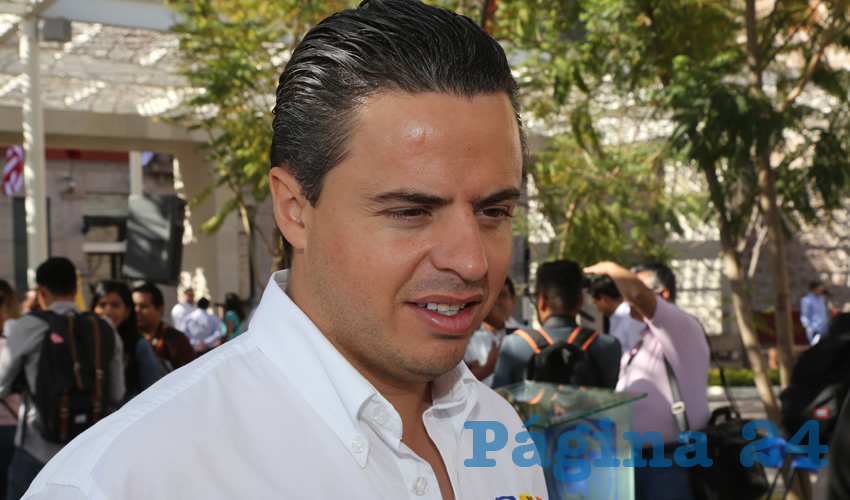 Jaime Dur&aacute;n Padilla, coordinador estatal de Movimiento Ciudadano (Foto: Eddylberto Lu&eacute;vano Santill&aacute;n)