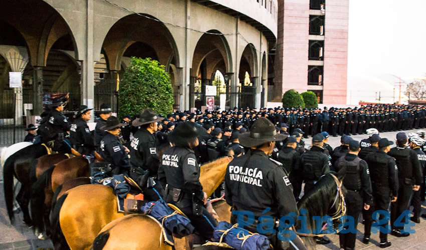 Diferentes Destacamentos y Grupos Especiales de la Policía Preventiva asignados a la zona estarán vigilando durante las 24 horas del día