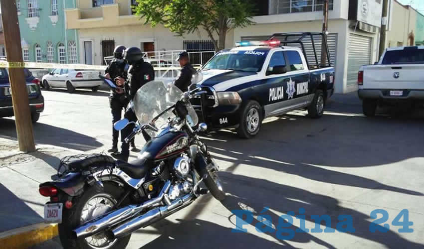 Así quedó el hombre de 54 años, en el piso