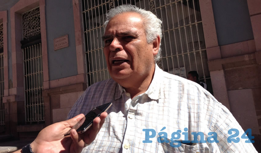 José Luis Medina Lizalde, diputado local por el partido Movimiento de Regeneración Nacional (Morena): “En Zacatecas no están operando los grandes cárteles, sino los remanentes de los cárteles, lo que pasa es que no han obrado en consecuencia las autoridades”. (Foto: Merari Martínez Castro)