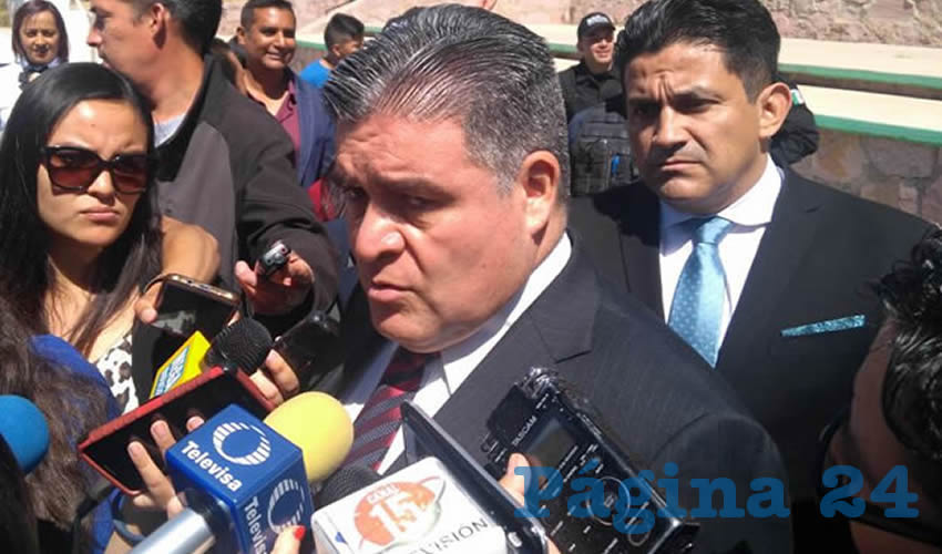Ismael Camberos Hernández, titular de la Secretaría de Seguridad Pública (SSP) en Zacatecas. Dijo que confía mucho en la profesionalización, en un reforzamiento para las actividades diarias. (Foto: Rocío Castro Alvarado)
