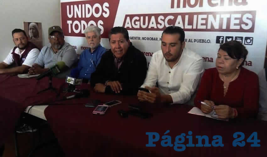 Se presentó de manera formal a los abanderados en Aguascalientes de la coalición Juntos Haremos Historia