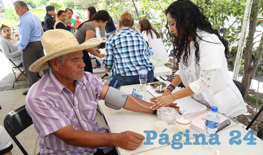 El DIF Municipal de Aguascalientes informa que, a través del Departamento de Servicios Médicos, continúa con la realización de jornadas médicas “DIF promueve la salud”