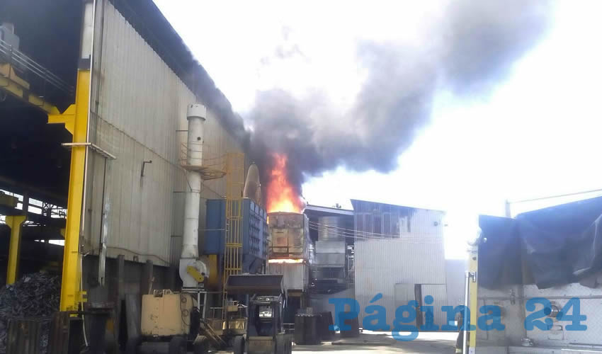 El incendio ocurrió en una obsoleta cámara de enfriamiento
