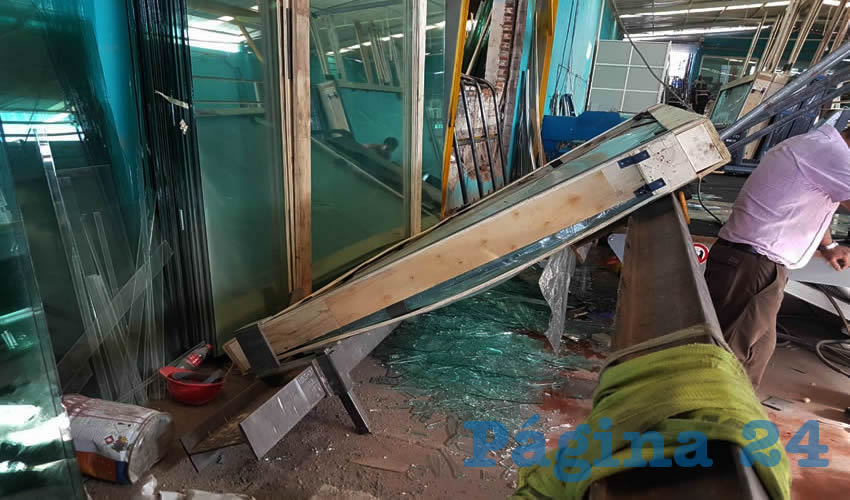 El percance ocurri&oacute; en la f&aacute;brica Templa Express