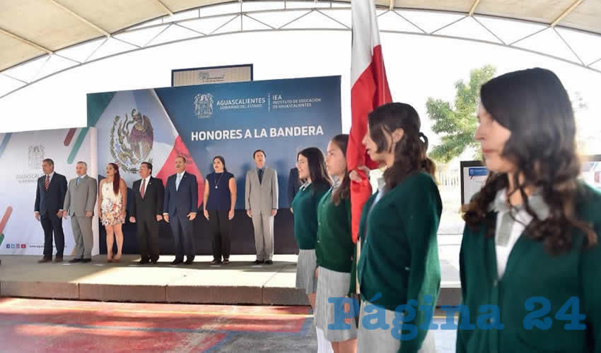 Con las ceremonias de Honores a la Bandera, se contribuye a la formación de ciudadanos con valores cívicos