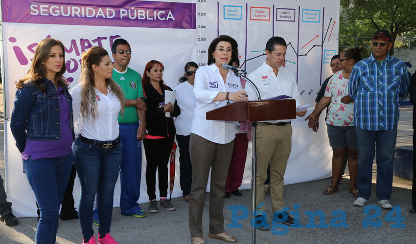 Lorena Martínez Rodríguez, candidata del PRI al Senado de la República (Foto: Eddylberto Luévano Santillán)