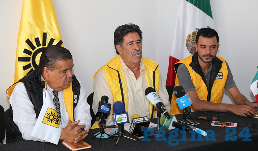 Daniel Vital Cruz, presidente estatal del PRD (Foto: Eddylberto Lu&eacute;vano Santill&aacute;n)