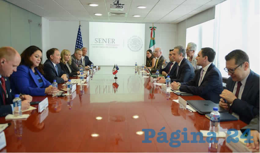 El secretario de Energía, Pedro Joaquín Coldwell, y el gobernador del estado de Utah, Gary R. Herbert, sostuvieron una reunión de trabajo