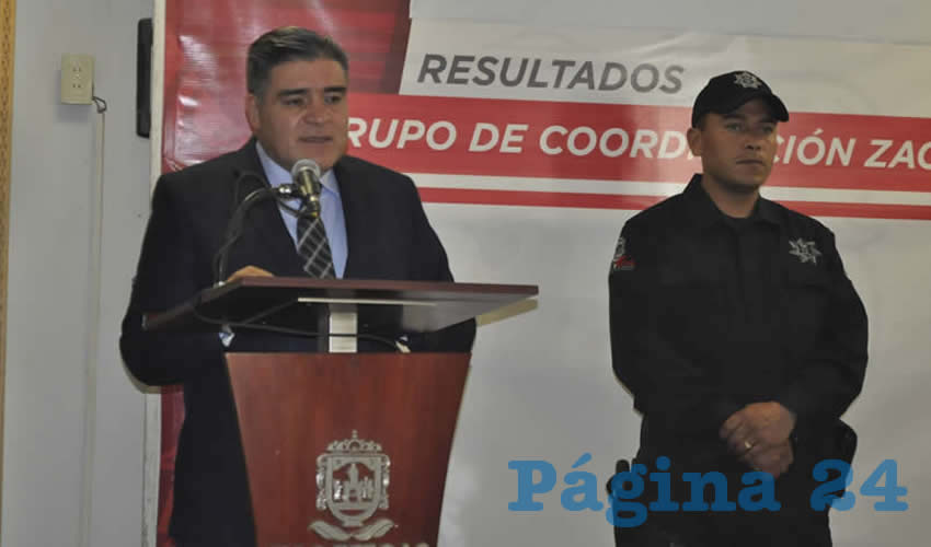 Ismael Camberos Hernández, titular de la Secretaría de Seguridad Pública (SSP) en Zacatecas, Informó que se hará otra división con block, para poder empezar con el proyecto de tener 8 pequeñas cárceles dentro del Cerereso, así como la construcción de áreas conyugales y áreas de usos múltiples. (Foto: Alberto Núñez Hernández)