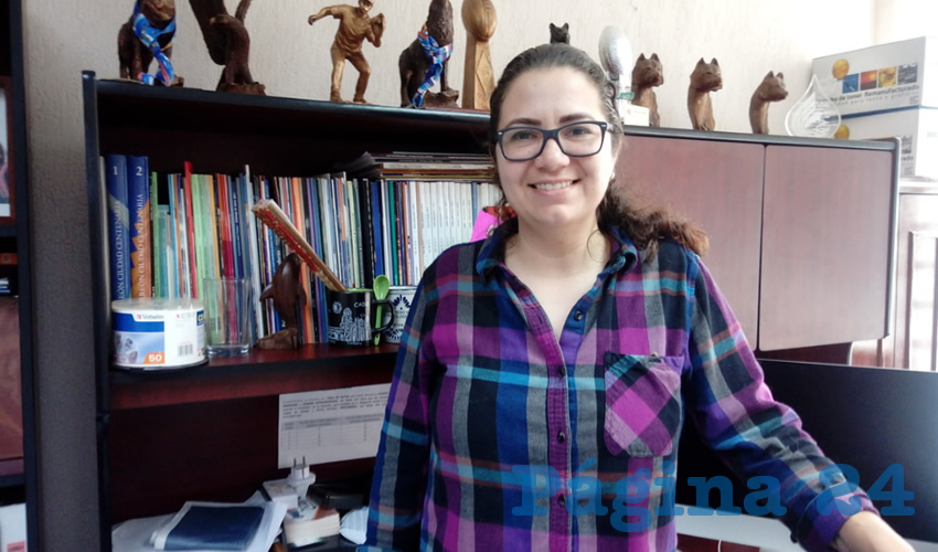 Karla Patricia Valdés García, profesora investigadora del cuerpo académico de Procesos Psicosociales y Salud, de la Facultad de Psicología de la Uadec