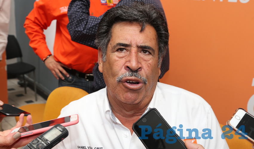 Daniel Vital Cruz, presidente estatal de PRD (Foto: Eddylberto Luévano Santillán)