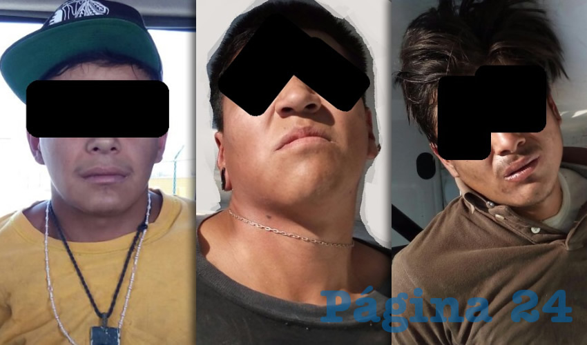 Los tres detenidos, en cuya captura se utilizó hasta el helicóptero Águila 1 de la SSPE