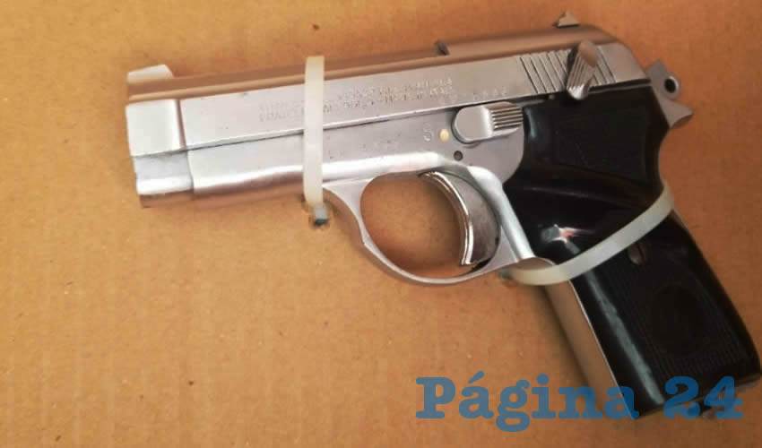 Autoridades investigan si la pistola fue utilizada en un reciente homicidio