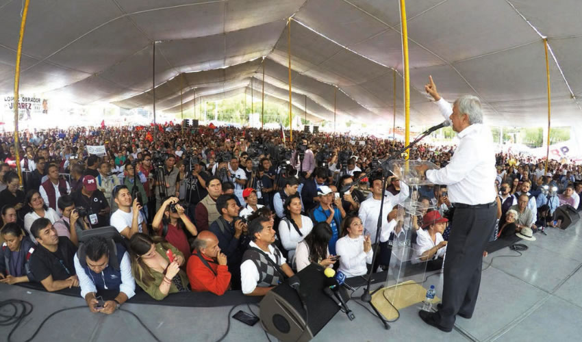 L&oacute;pez Obrador dijo tener confianza en que el clero mexicano no llamar&aacute; a votar contra &eacute;l/Foto: Cuartoscuro