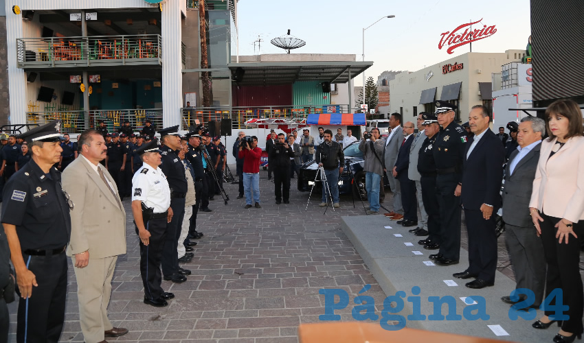 El gobernador Mart&iacute;n Orozco Sandoval arranc&oacute; el operativo especial de seguridad para blindar la Feria Nacional de San Marcos 2018 (Foto: Eddylberto Lu&eacute;vano Santill&aacute;n)