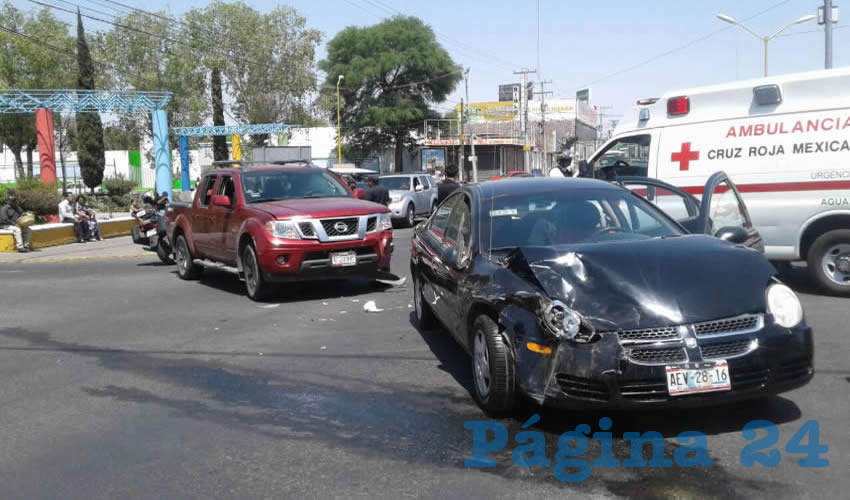 El encontronazo ocurrió en el cruce de las avenidas Ayuntamiento y Convención sur