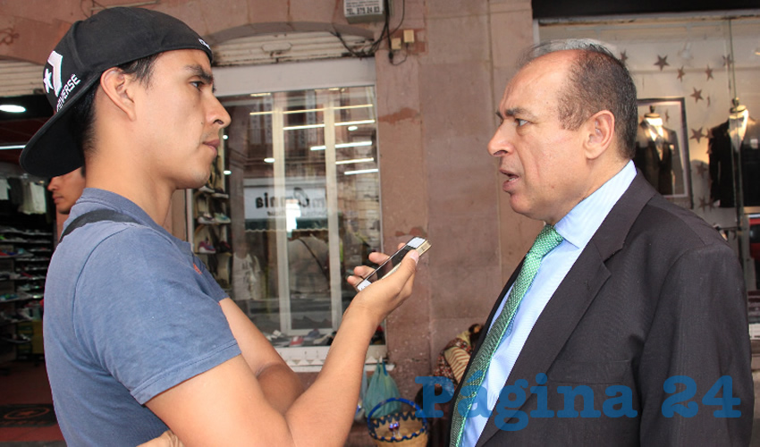 Arturo Nahle García, magistrado del Tribunal Superior de Justicia de Zacatecas (Foto: Rocío Castro Alvarado)