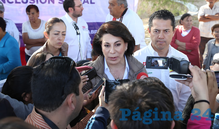 Lorena Martínez Rodríguez, candidata del PRI al Senado de la República, dio a conocer la propuesta del PRI en materia de Desarrollo Social