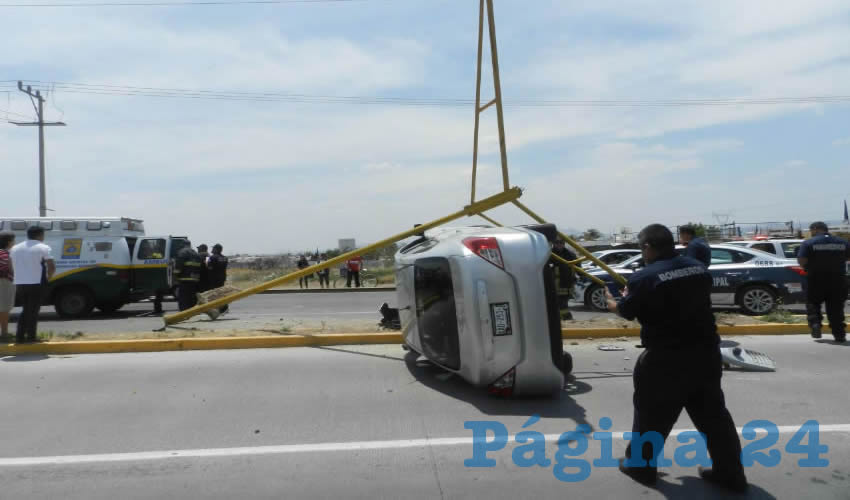 El percance ocurri&oacute; sobre avenida Siglo XXI
